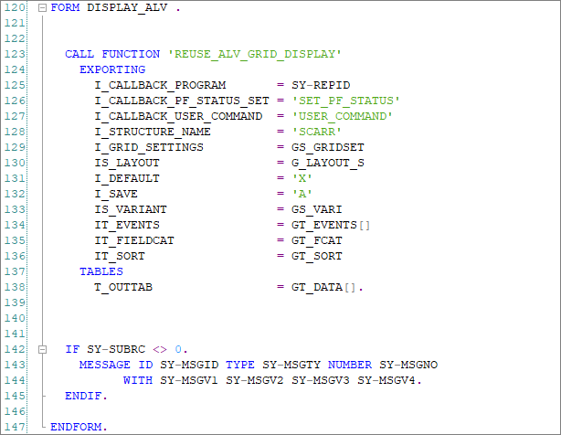 [SAP ABAP] Function ALV : 네이버 블로그