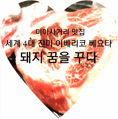 미아사거리 맛집 돼지 꿈을 꾸다, 세계 4대진미 이베리코