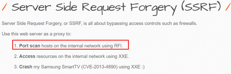 A7 - Missing Function Level Access Control/ Server Side Request Forgery (SSRF) - RFI