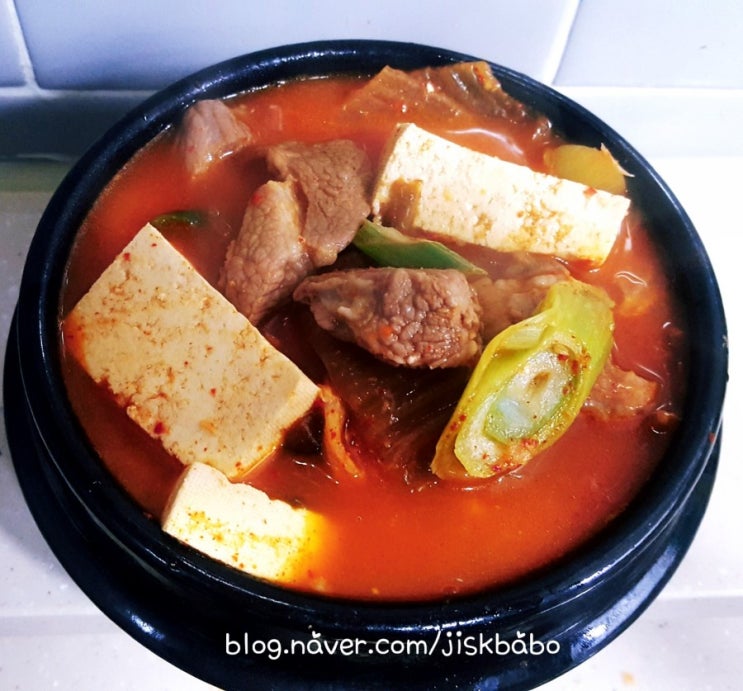  백종원돼지고기김치찌개황금레시피,전라도식:)