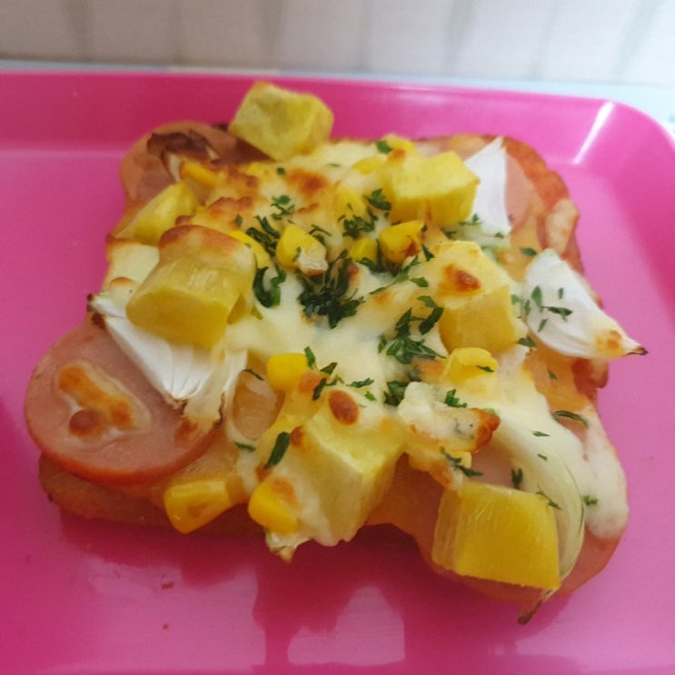  식빵 피자빵 만들기, 간단레시피