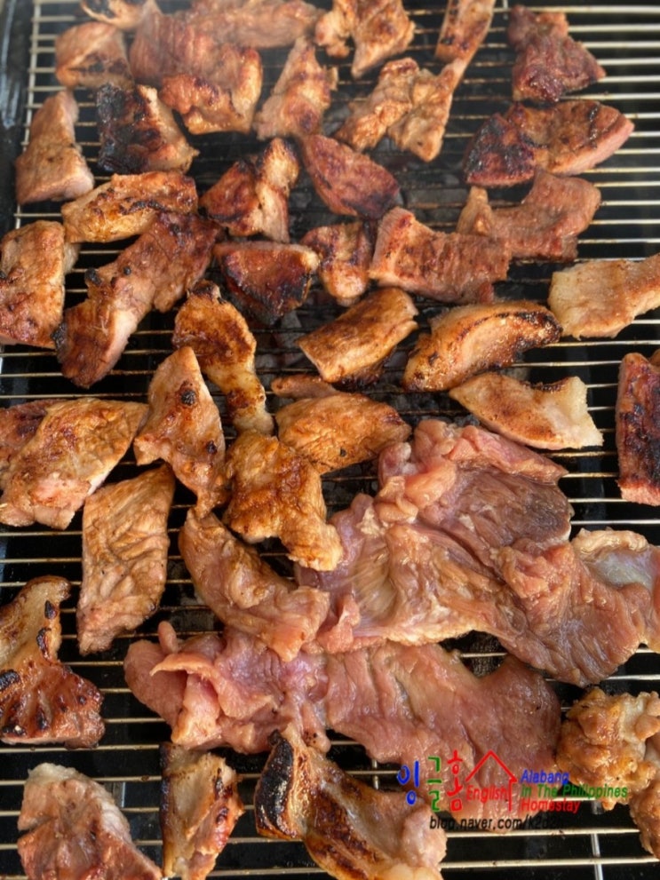  잉글홈 클라쓰 만점짜리 월요일 돼지숯불갈비로 힘차게 시~작!