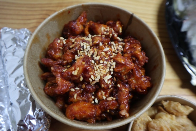  모래내시장맛집 닭찬들마켓 닭강정 존맛!