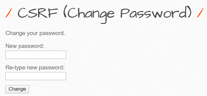 A8 - Cross-Site Request Forgery(CSRF)/ Change Password