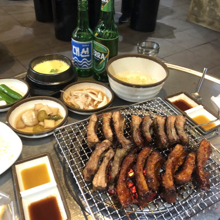  등갈비맛집 '뼈대일주' 수영술집으로 추천해요