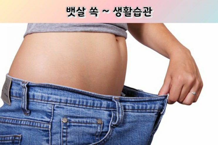 뱃살~쏙