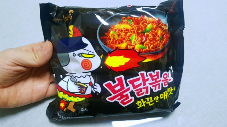  [레시피] 전자레인지 불닭볶음면 , 전자렌지로 불닭볶음면 끓이기