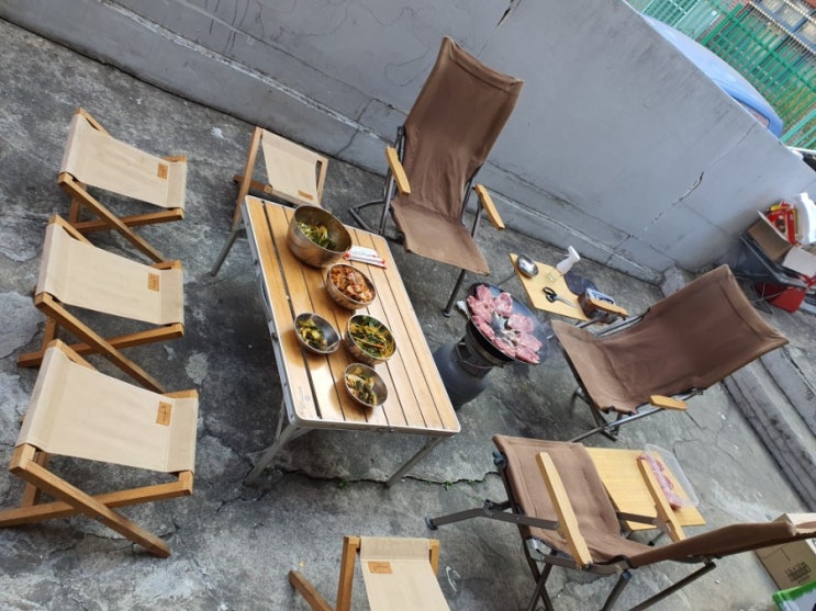  앞마당 즐거운 주말저녁 초대~~