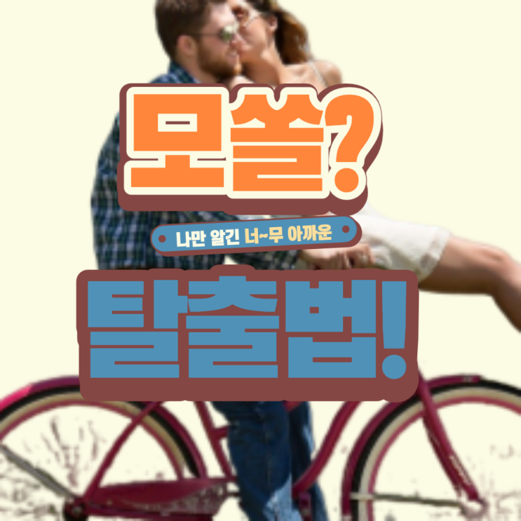  여자 모쏠? 이유를 알면 지금 바로 탈출 가능!