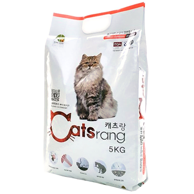 [ 리뷰 포함 ]   캐츠랑 캣츠랑 전연령 올라이프 5kg 고양이 사료, 1개