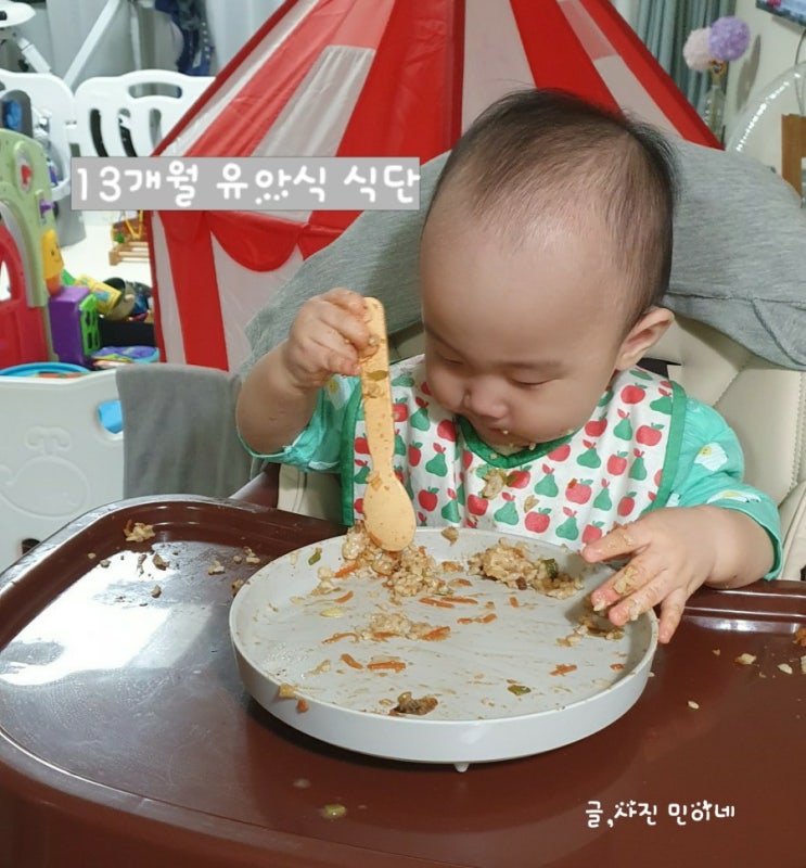 13개월 아기유아식 식단 #1 (자기주도식)