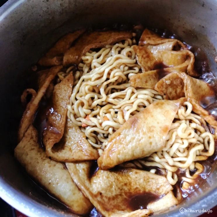  짜파게티 맛있게 끓이는법 고추장 오뎅 김가루가 핵심