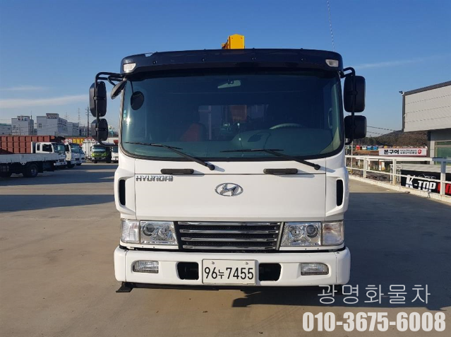  중고 5톤 카고 크레인(수산 SCS736)