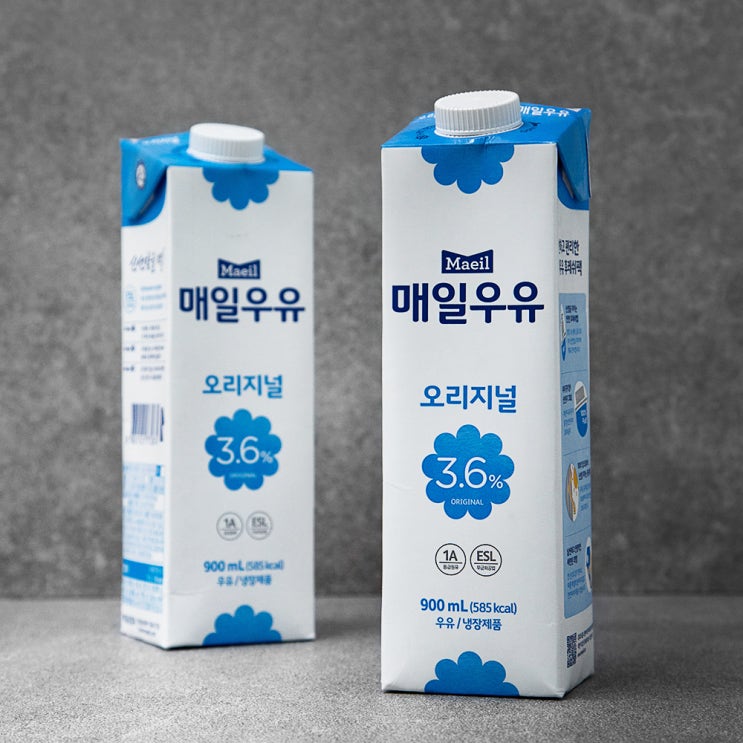  [ 리뷰 포함 ]   매일우유 오리지널, 900ml, 2개