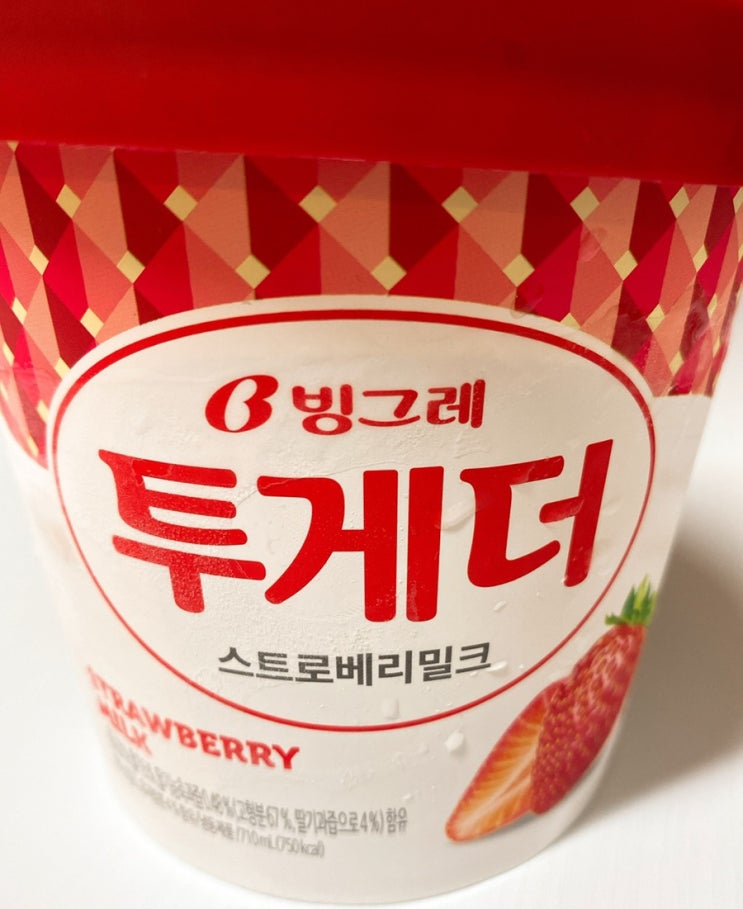 빙그레 투게더 스트로베리 밀크 빙그레 투게더 스트로베리 밀크