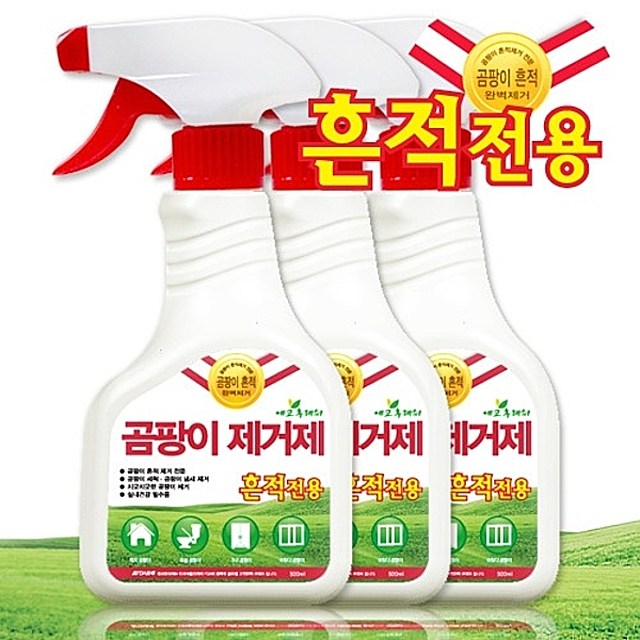  [강추] [에코후레쉬]흔적전용 곰팡이제거스프레이 3개[사용면적 99m²] 냄새제거 악취제거 곰팡이 습기제거 스프레이형TycheLIz, 1 가격은?