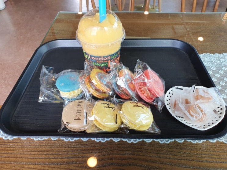  산청 쥬땜므카페 망고스무디