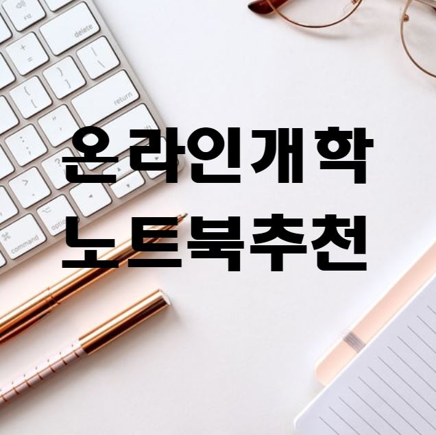  온라인개학 컴퓨터, 재택근무 노트북은 LG그램 추천