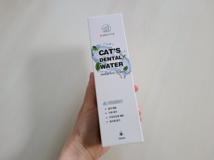  고양이용 마시는 구강청결제 : 정글몬스터 캣덴탈워터 Cat's Dental Water