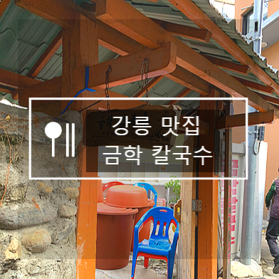  강릉가면 꼭 가야할 금학칼국수! (주차꿀팁 주소 확인하고 가세요)