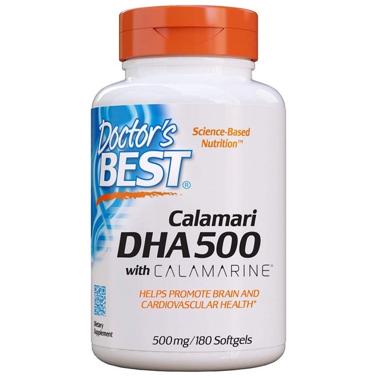  [강추] Doctor's Best DHA 500 오메가 3 두뇌건강 with Calamarine Non-GMO 500mg 180정, 1개, 180 가격은?