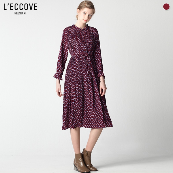  [강추] 레코브 레코브(LECCOVE) 페이즐리 플리츠 원피스 (택가격:69800원) 가격은?