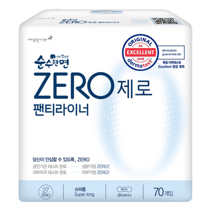  [품절예상][가성비굿]순수한면 제로 슈퍼롱 팬티라이너, 70개입, 1개 제품을 놓치지 마세요~~