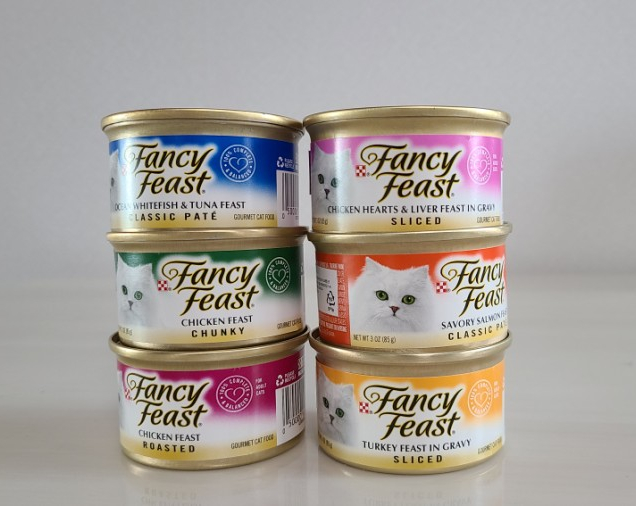  PURINA Fancy Feast 퓨리나 팬시피스트 고양이 캔 습식사료 6종세트
