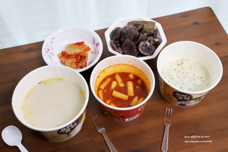  요리궁리 컵떡볶이 컵떡국 맛있어서 쟁여놓고 먹는다
