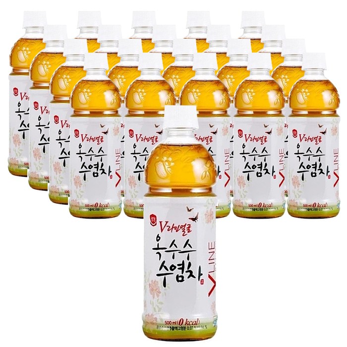  <핫딜><핫딜>가성비가 좋은 광동제약 광동 옥수수수염차 500ml X 20개, 20병 들여가세요~~