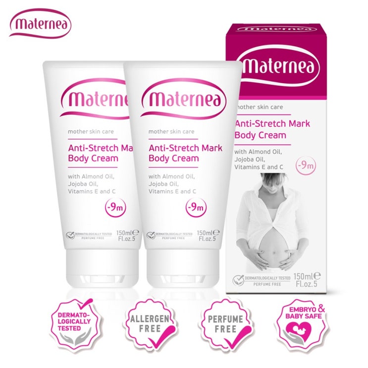 마테르니 maternea 안티 스트레치마크 임산부 예비맘 몸매관리 바디크림 150ml, 2개 추천해요