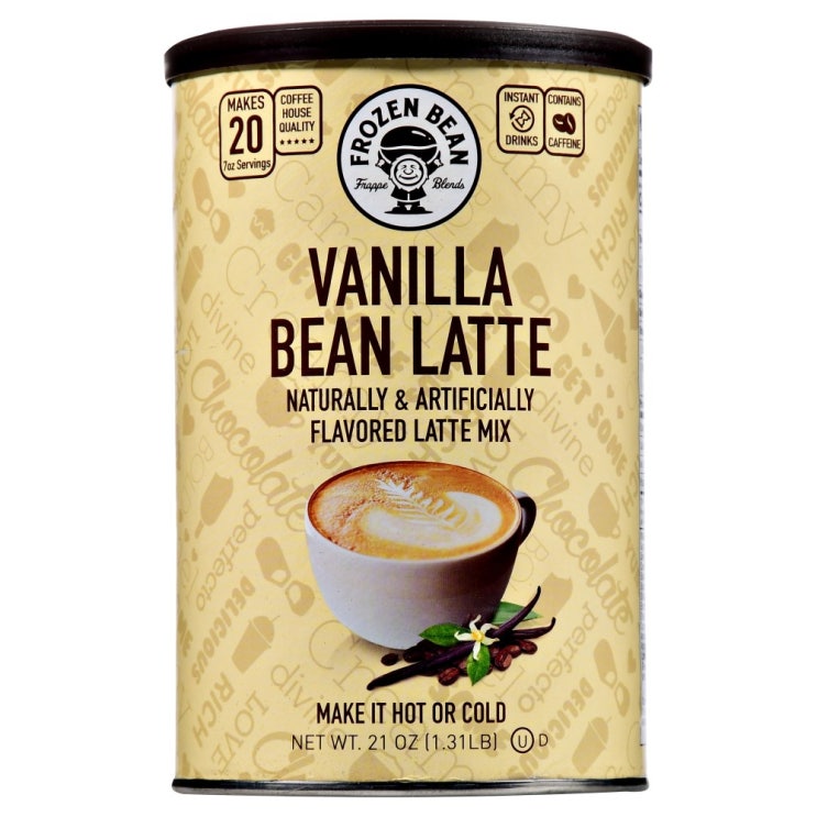 프로즌빈 바닐라빈 라떼 인스턴트커피 2팩 Frozen Bean Vanilla Bean Latte Deluxe Drink Mix, 0g, 1개 추천해요 프로즌빈 바닐라빈 라떼 인스턴트커피 2팩 Frozen Bean Vanilla Bean Latte Deluxe Drink Mix, 0g, 1개 추천해요