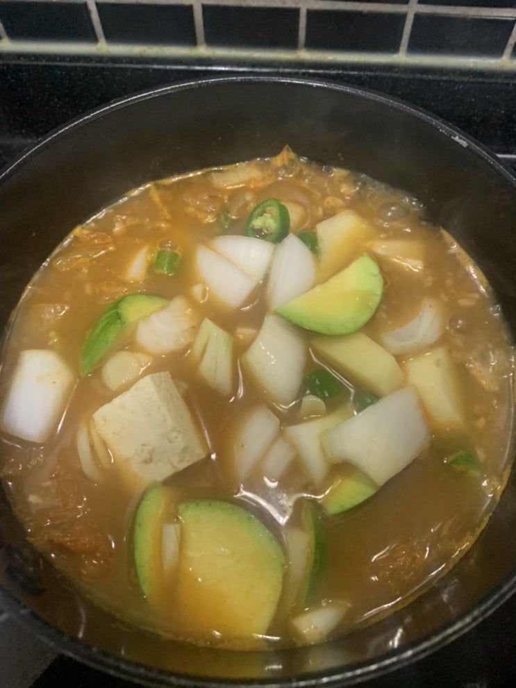  #수미네반찬김치된장찌개 #김된찌개