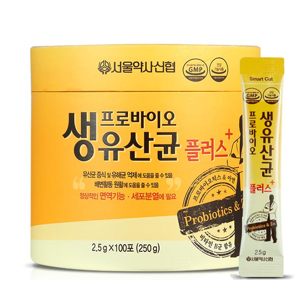  [뜨는상품][핫한상품]서울약사신협 프로바이오 생유산균 플러스 100포, 250g, 1개 제품을 소개합니다!!