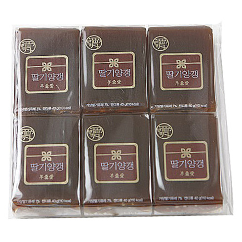 (로켓배송)양갱애 딸기양갱, 40g, 6개입 추천해요 (로켓배송)양갱애 딸기양갱, 40g, 6개입 추천해요