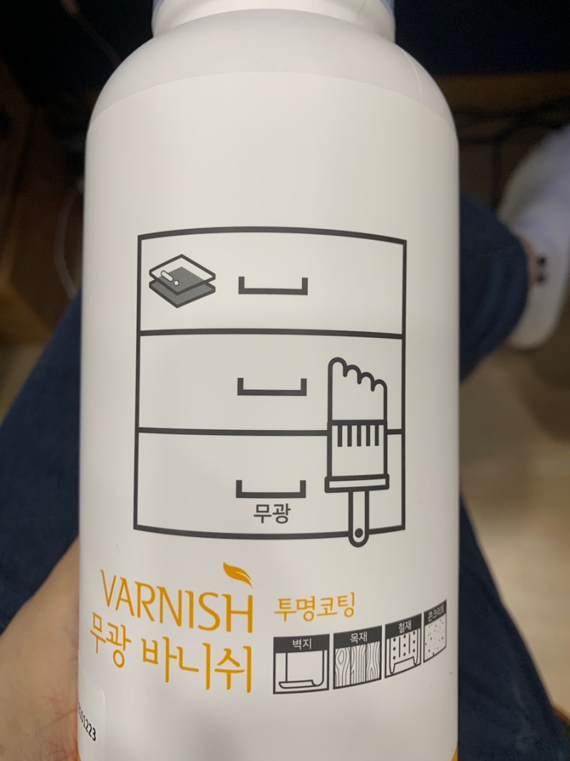 수성 바니쉬로 원목 제품 무광 코팅하기