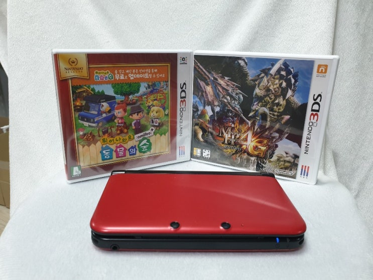  닌텐도 스위치 없어도 난 괜찮아!!! 닌텐도3DS Xl 동물의 숲 그리고 몬스터헌터 4g
