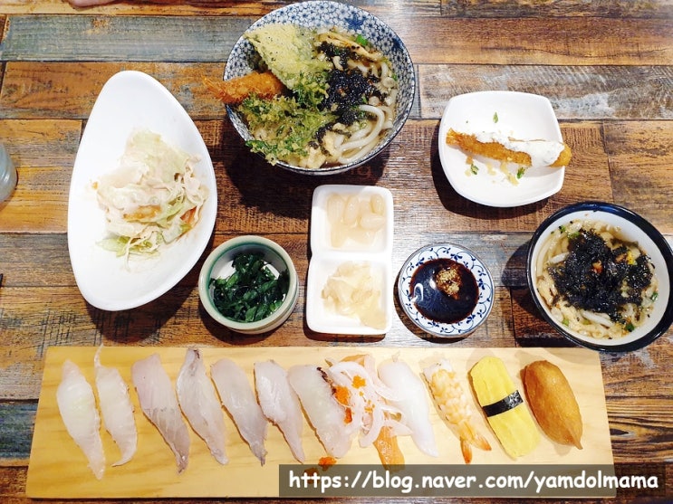  동탄참치회 시몬스시 신선한 초밥과 뜨끈한 튀김우동이 생각날 때