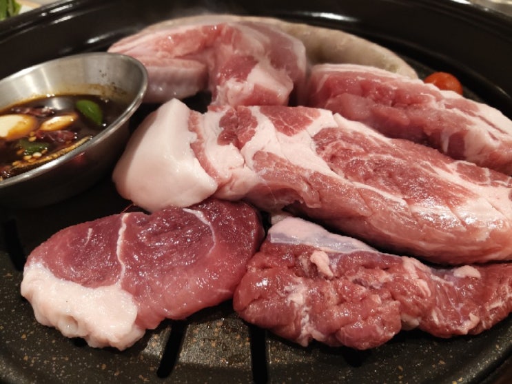  이번달 회식은 언주역 맛집 사람사는 고기집 김일도에서!(언주역 삼겹살)