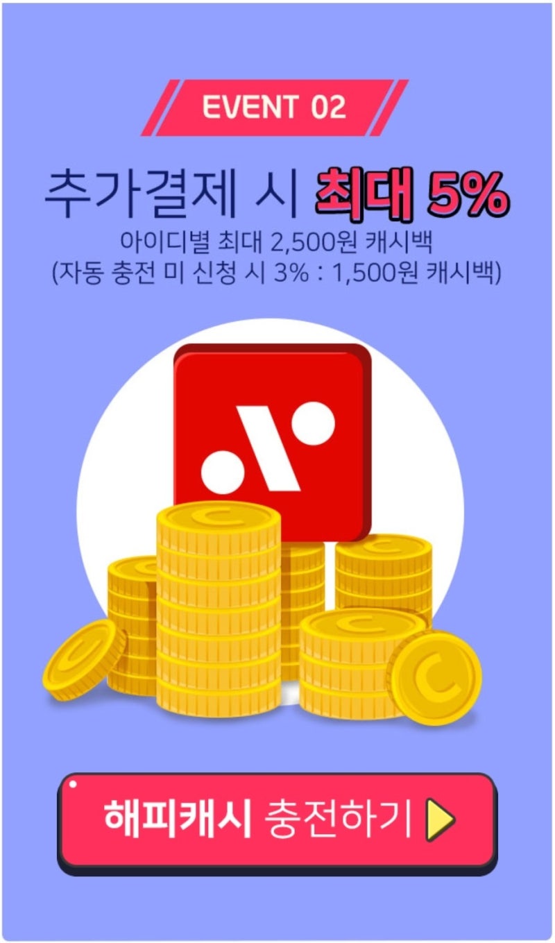 해피머니 충전 할 때마다, 차이(CHAI)로 5~10% 할인받자! : 네이버 블로그