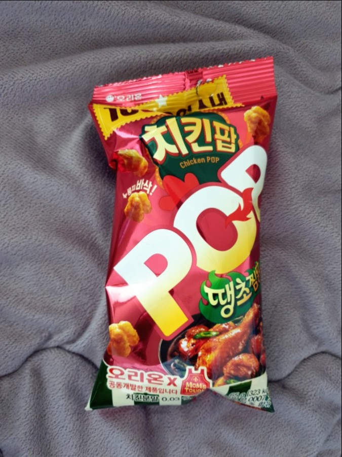  [후기] 맘스터치 x 오리온 콜라보한 치킨팝 땡초찜닭 솔직후기