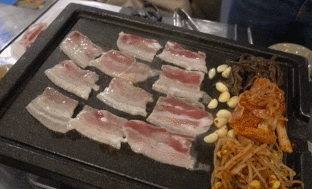  강남역 삼겹살 냉삼 1인분 5000원 수입식당