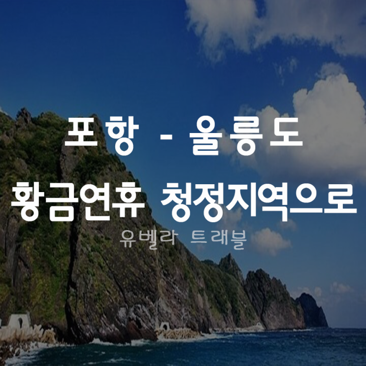  [포항출발] 울릉도 패키지 여행 경남수송버스 포함 썬라이즈호