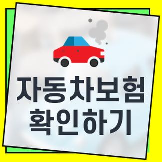 자동차보험 조회 및 자동차보험 경력 인정 확인하고 자동차보험 만기를 준비하겠습니다. 4