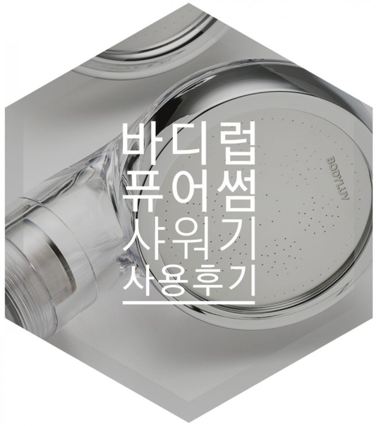  (구매후기/건강) 바디럽 퓨어썸 샤워기 사용 후기