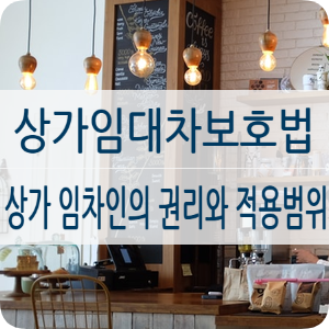 상가 임차인이면 꼭 알아두어야 하는 상가건물임대차보호법 상가 임차인이면 꼭 알아두어야 하는 상가건물임대차보호법