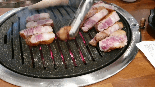  북항 고기집 목포 골드336 두꺼운 교차숙성삼겹살 맛좋은 잔치국수 진프라자 중앙시장 맛집
