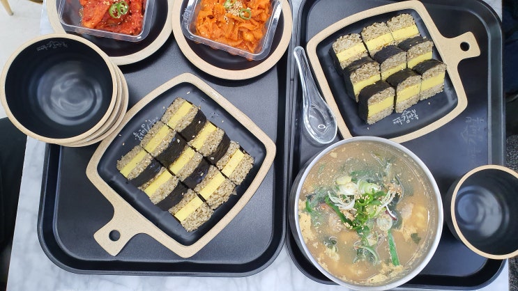  제주도에만 있는 김밥천국 제주김만복 방문기 함덕지점