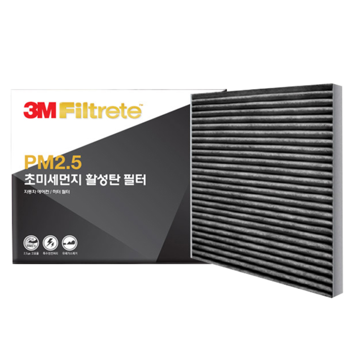 [ 리뷰 포함 ]   쓰리엠 PM2.5 초미세먼지 활성탄 필터, F6205, 1개