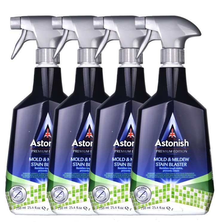  [강추] 아스토니쉬 세정제 세척제 곰팡이 제게제 750ml-4개, 750ml, 4개입 가격은?